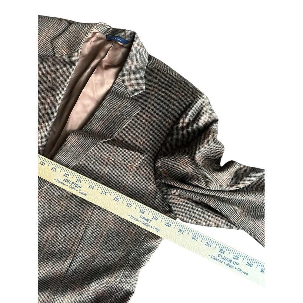 Brooks Brothers Sport Coat Mens 40S Brown 1818 Fitzgerald EThomas Wool Cashmere - Picture 7 of 13